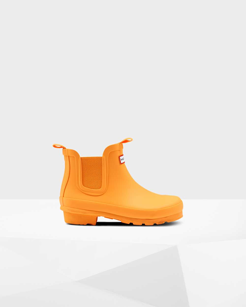 Hunter Original Big Kids Chelsea Boots NZ-98885Q Orange